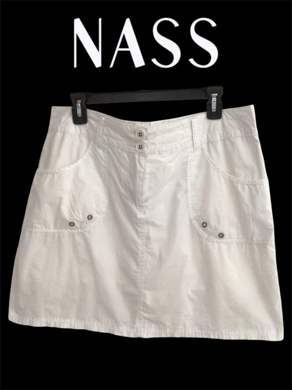 🌺White Women's Skort - Casual A-Line Style